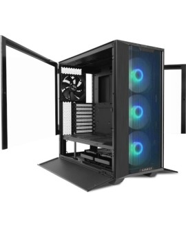 Lian Li LANCOOL III Midi Tower Czarny, Przezroczysty