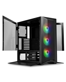 Lian Li LANCOOL II MESH RGB Midi Tower Czarny, Przezroczysty