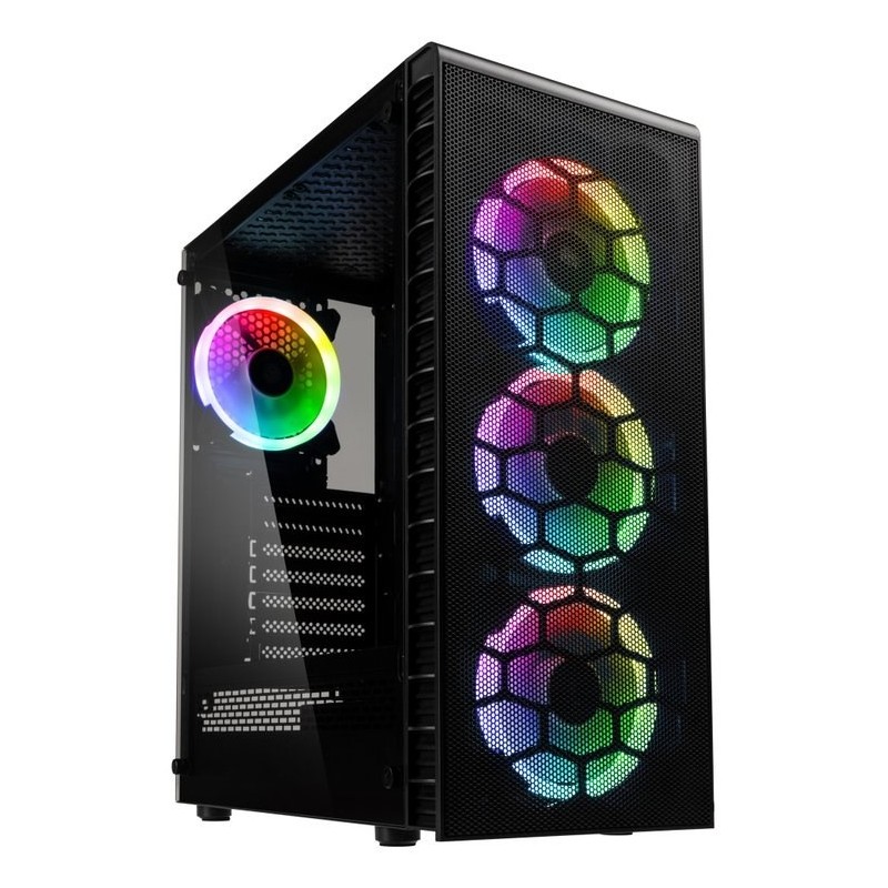 Kolink Observatory Lite Mesh RGB Mid Tower - czarny