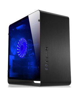 Jonsbo UMX3 Okno Micro ATX, Szkło Hartowane - czarne