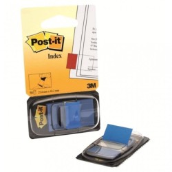 Zakładki indeksujące foliowe 25,4x43,2mm 3M POST-IT®  680-B2EU niebieskie 2x50szt