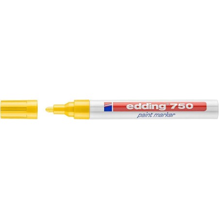 Marker olejowy EDDING 750 żółty 2-4mm