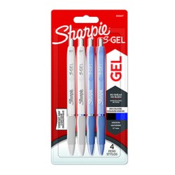 Sharpie, Długopis żelowy S-Gel Fashion, mix kolorów, 4szt, 0.7mm, EOL
