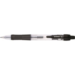 Długopis żelowy automatyczny DONAU czarny 0.5
