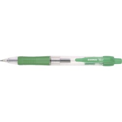 Długopis żelowy automatyczny DONAU zielony 0.5