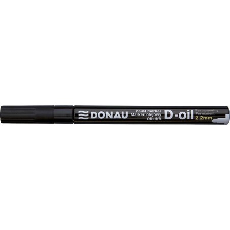 Marker olejowy DONAU D-Oil czarny okrągły 2.2mm