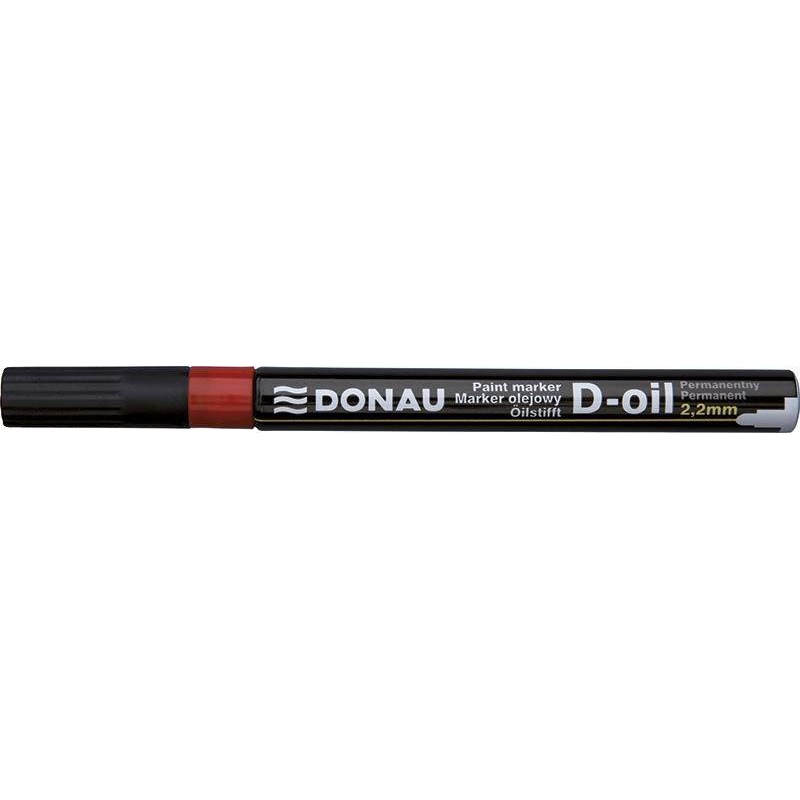 Marker olejowy DONAU D-Oil czerwony okrągły 2.2mm