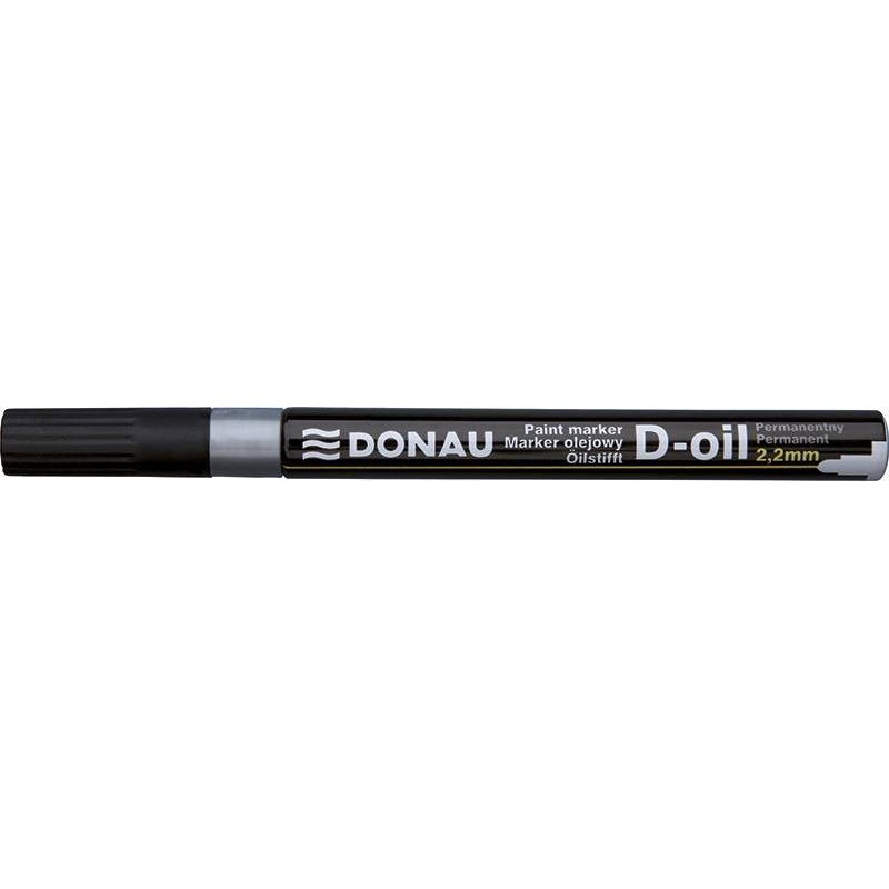 Marker olejowy DONAU D-Oil srebrny okrągły 2.2mm