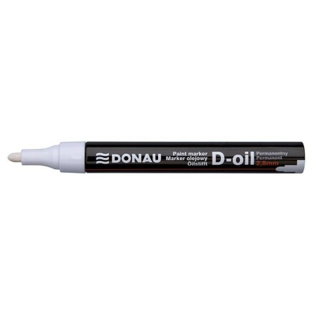 Marker olejowy DONAU D-Oil biały okrągły 2.8mm