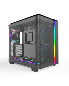 Montech KING 95 PRO Midi-Tower, Szkło Hartowane, ARGB - czarny