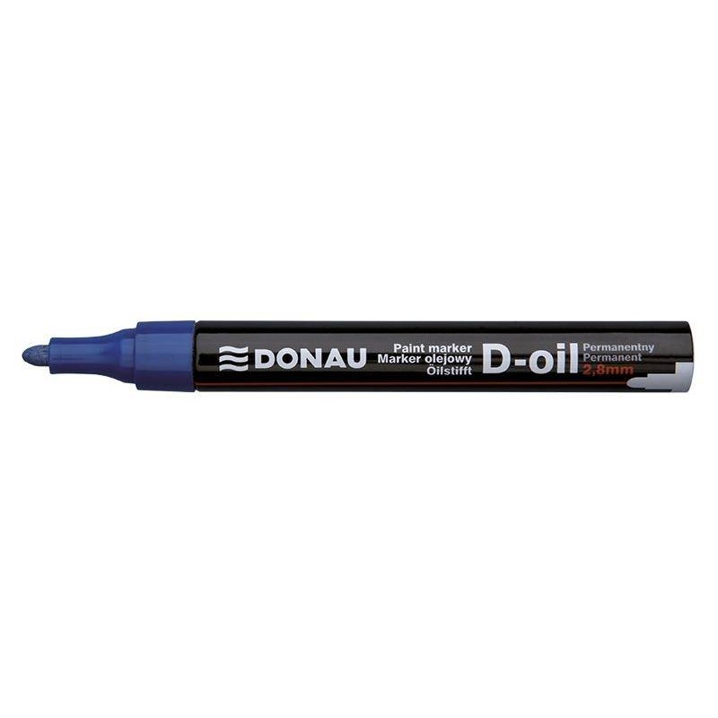 Marker olejowy DONAU D-Oil niebieski okrągły 2.8mm