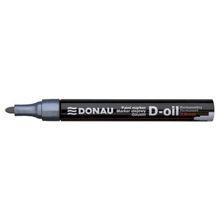 Marker olejowy DONAU D-Oil srebrny okrągły 2.8mm
