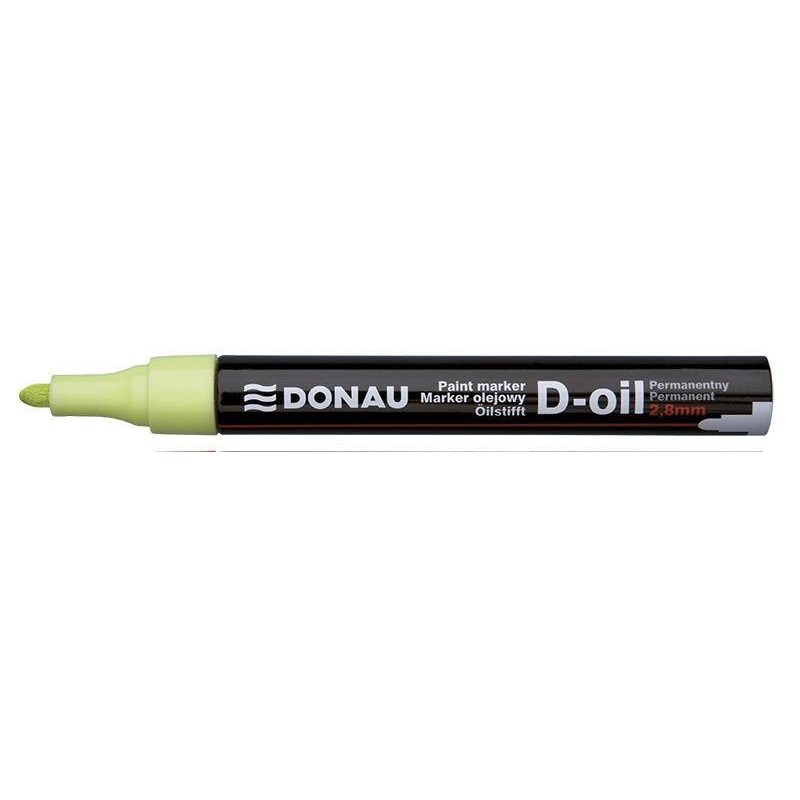 Marker olejowy DONAU D-Oil żółty okrągły 2.8mm
