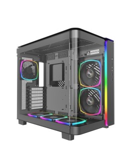 Montech KING 95 PRO Midi-Tower, Szkło Hartowane, ARGB - czarny