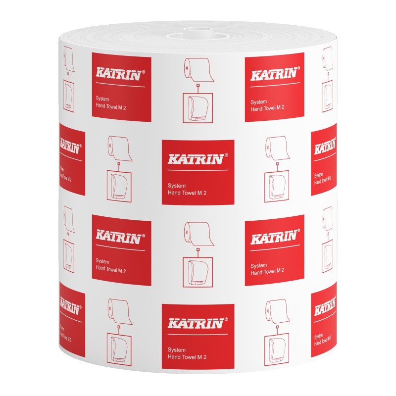 Ręcznik papierowy dwuwarstwowy mix KATRIN CLASSIC System Towel 460102 biały 160 m 6 szt.
