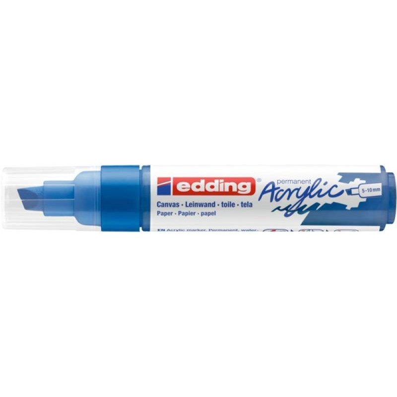 Marker akrylowy  EDDING 5000 matowy błękit gencjanowy 5-10 mm