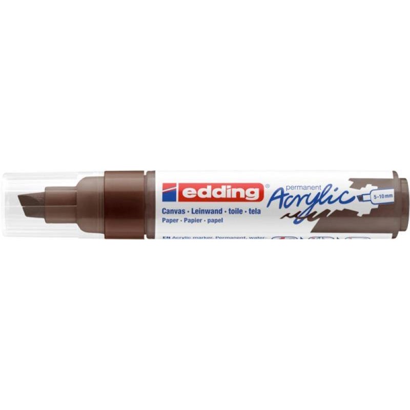 Marker akrylowy  EDDING 5000 matowy czekoladowy brąz 5-10 mm