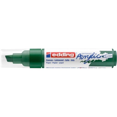 Marker akrylowy  EDDING 5000 matowy zielony mech 5-10 mm