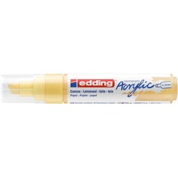 Marker akrylowy  EDDING 5000 matowy żółty pastel 5-10 mm