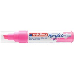 Marker akrylowy  EDDING 5000 różowy neonowy 5-10 mm