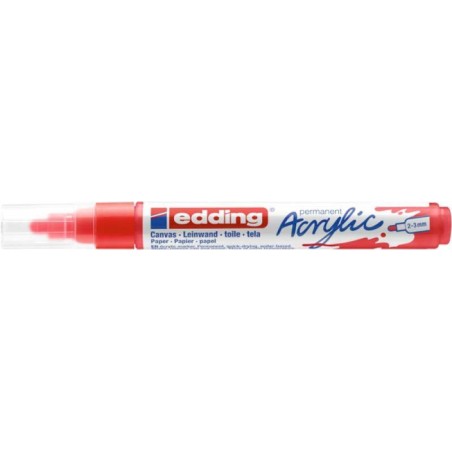 Marker akrylowy  EDDING 5100 matowa czerwień 2-3 mm