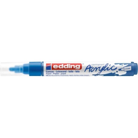 Marker akrylowy  EDDING 5100 matowy błękit gencjanowy 2-3 mm
