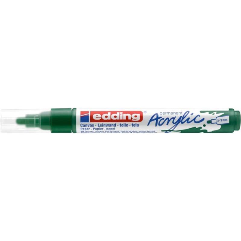Marker akrylowy  EDDING 5100 matowy zielony mech 2-3 mm
