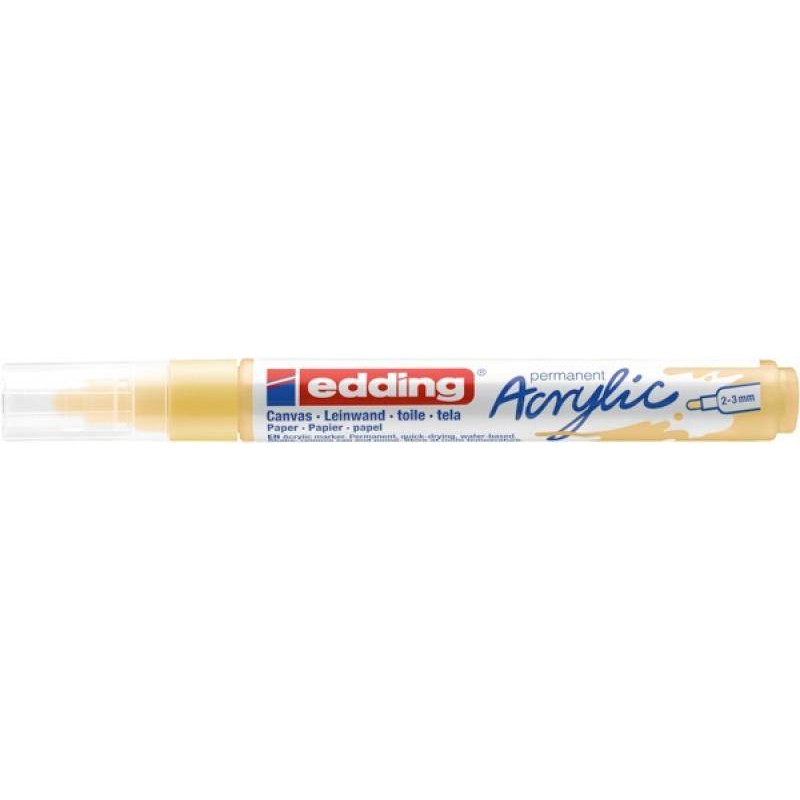 Marker akrylowy  EDDING 5100 matowy żółty pastel 2-3 mm