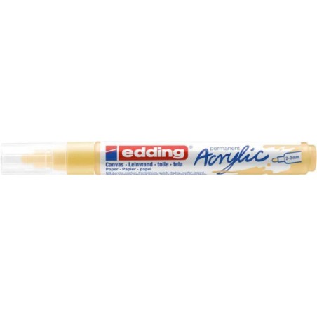 Marker akrylowy  EDDING 5100 matowy żółty pastel 2-3 mm