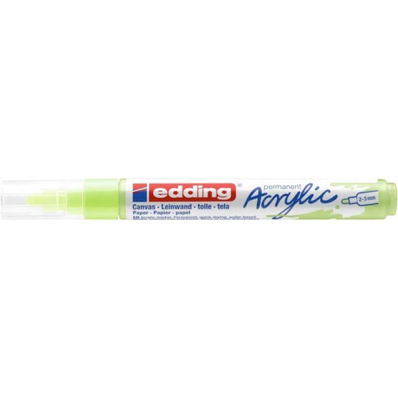 Marker akrylowy  EDDING 5100 pastelowy zielony mat 2-3 mm