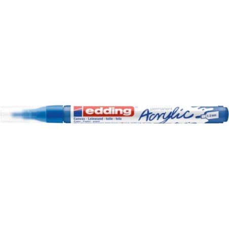 Marker akrylowy  EDDING 5300 matowy błękit gencjanowy 1-2 mm