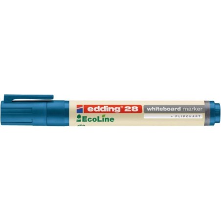 Marker suchościeralny EDDING EcoLine 28 niebieski 1.5-3 mm