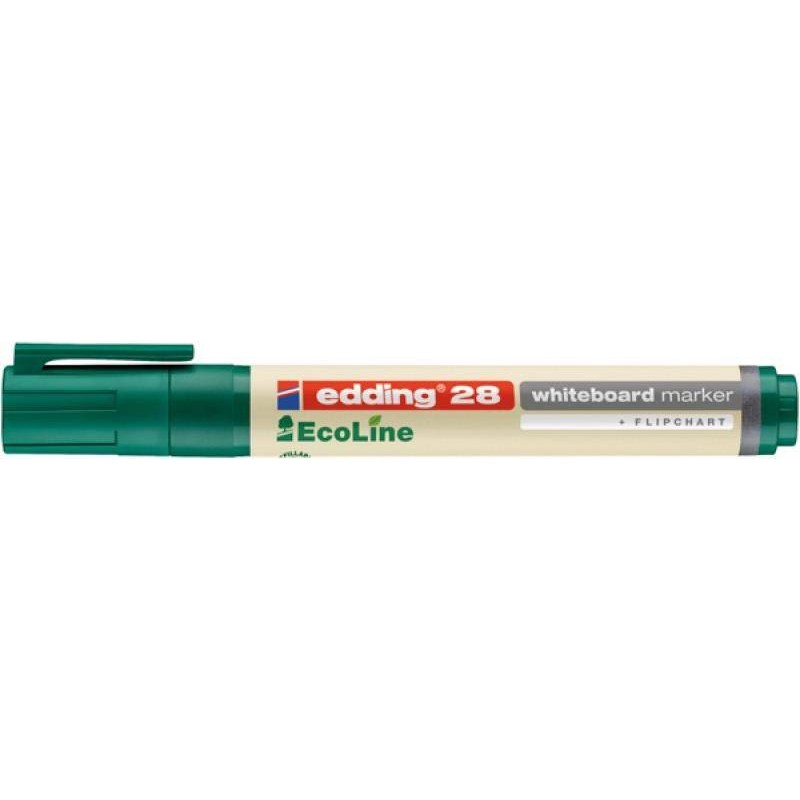 Marker suchościeralny EDDING EcoLine 28 zielony 1.5-3 mm