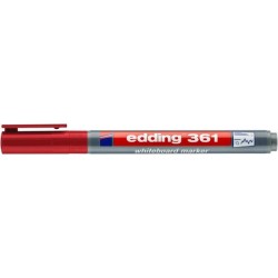 Marker suchościeralny EDDING 361 czerwony 1mm