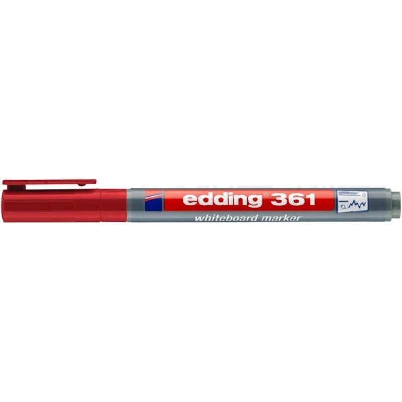 Marker suchościeralny EDDING 361 czerwony 1mm