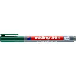 Marker suchościeralny EDDING 361 zielony 1mm