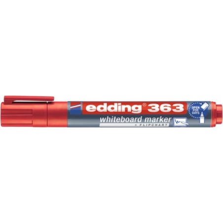 Marker suchościeralny EDDING 363 czerwony 1-5 mm