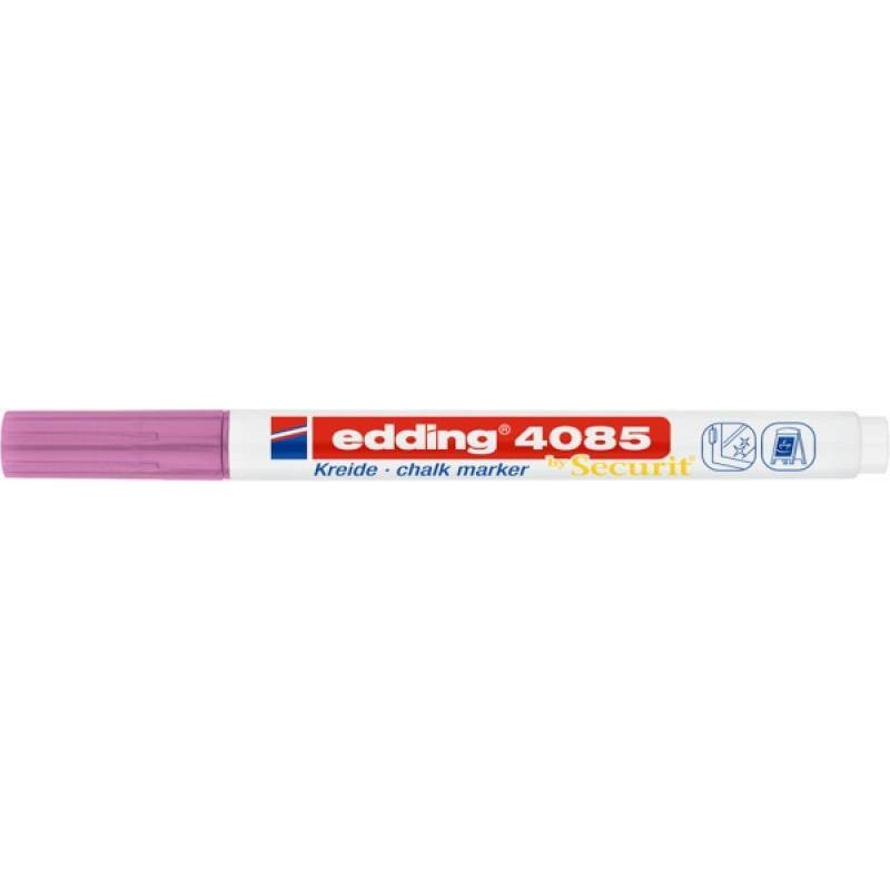 Marker kredowy EDDING 4085 metaliczny różowy 1-2 mm