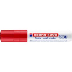 Marker kredowy EDDING 4090 czerwony 4-15 mm