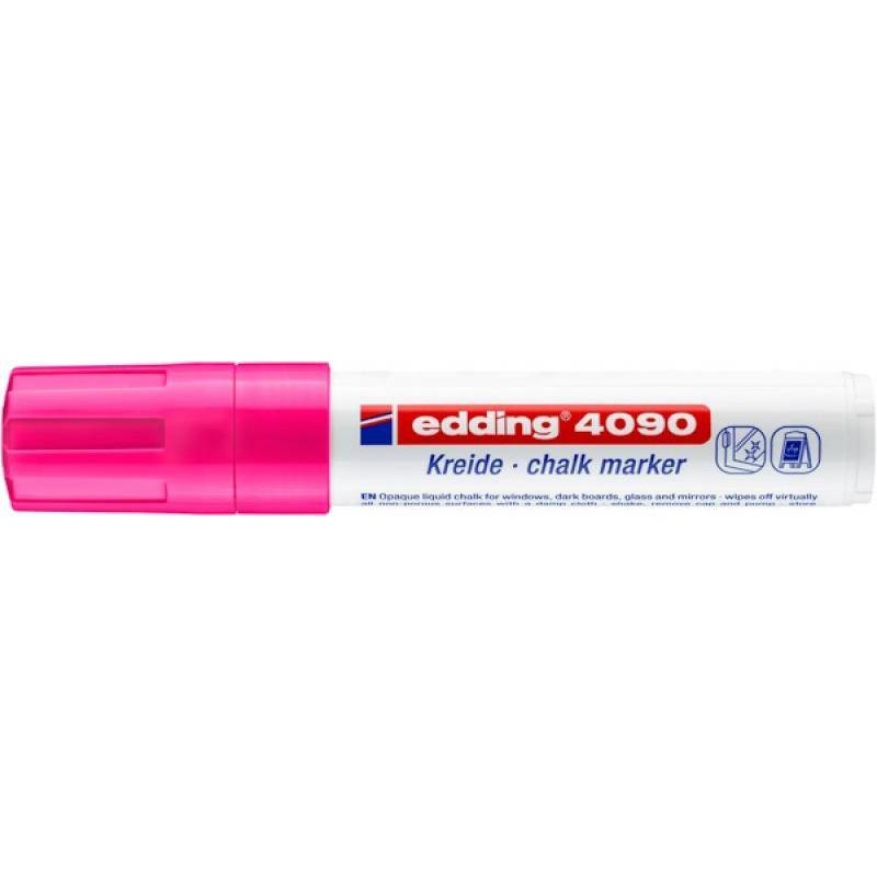 Marker kredowy EDDING 4090 różowy neonowy 4-15 mm