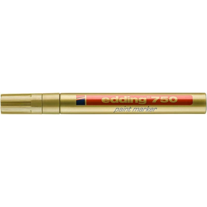 Marker olejowy EDDING 750 złoty 2-4mm