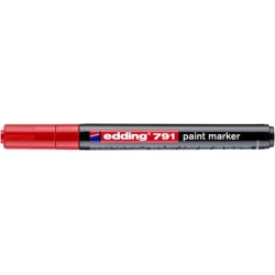 Marker olejowy EDDING 791 czerwony 1-2mm