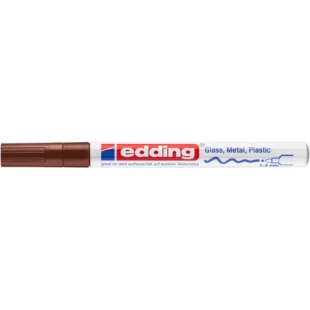 Marker olejowy EDDING 751 brązowy 1-2mm