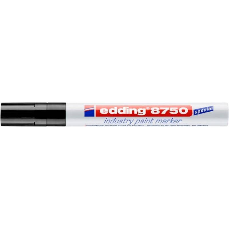 Marker olejowy EDDING przemysłowy 8750 czarny 2-4 mm