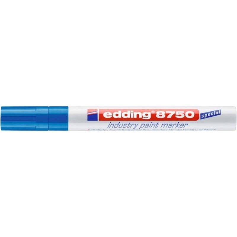 Marker olejowy EDDING przemysłowy 8750 niebieski 2-4mm