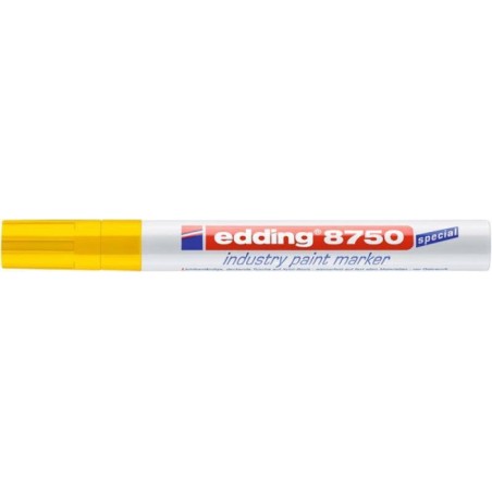 Marker olejowy EDDING przemysłowy 8750 żółty 2-4mm
