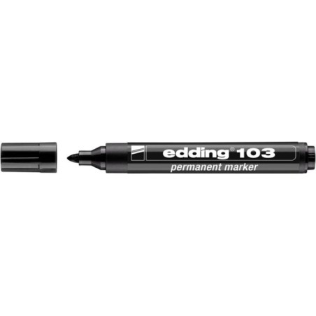 Marker permanentny EDDING 103 czarny 1.5-3mm