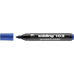 Marker permanentny EDDING 103 niebieski 1.5-3mm