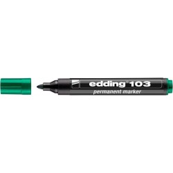 Marker permanentny EDDING 103 zielony 1.5-3mm