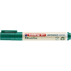 Marker permanentny EDDING ecoLine 21 zielony 1.5-3 mm